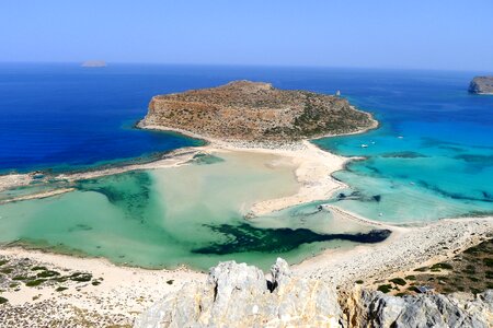 Crete balos beach greece photo