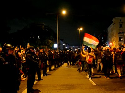 Rojava solidarity demonstration and Extinction Rebellion on the Kottbusser Brücke 2019-10-10 05