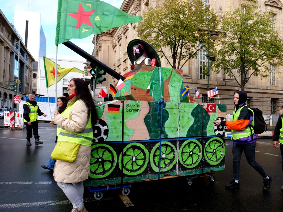 Rojava solidarity demonstration Berlin 2019-11-02 53