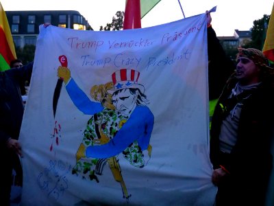 Rojava solidarity demonstration Berlin 2019-10-10 09
