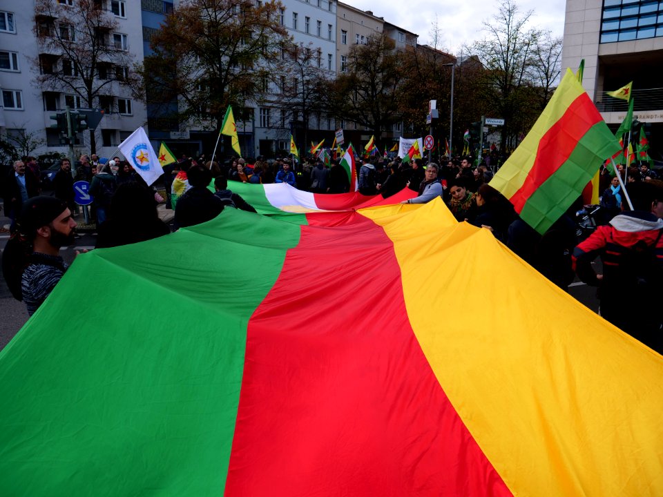 Rojava solidarity demonstration Berlin 2019-11-02 119