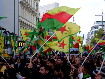 Rojava solidarity demonstration Berlin 2019-11-02 79