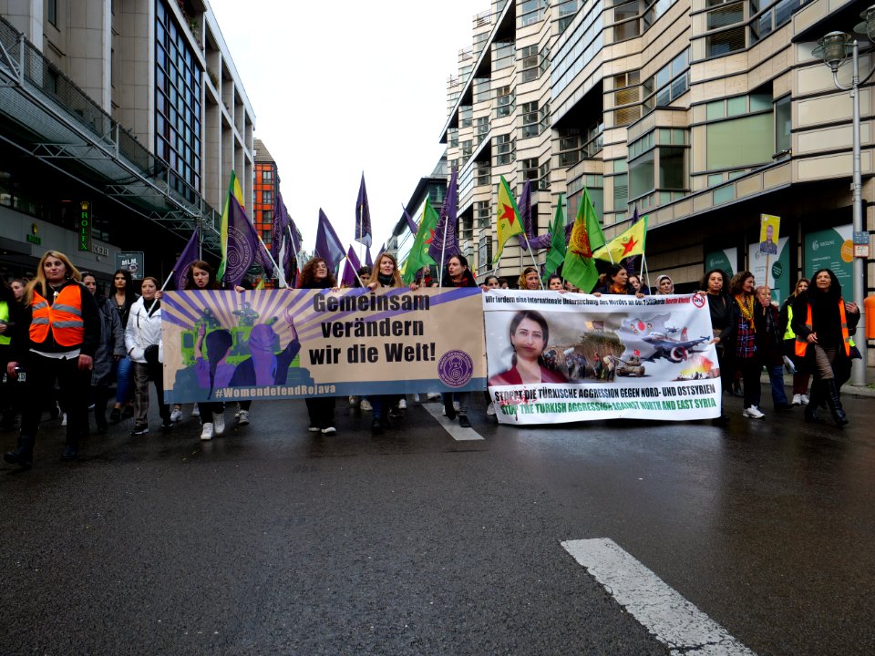 Rojava solidarity demonstration Berlin 2019-11-02 58