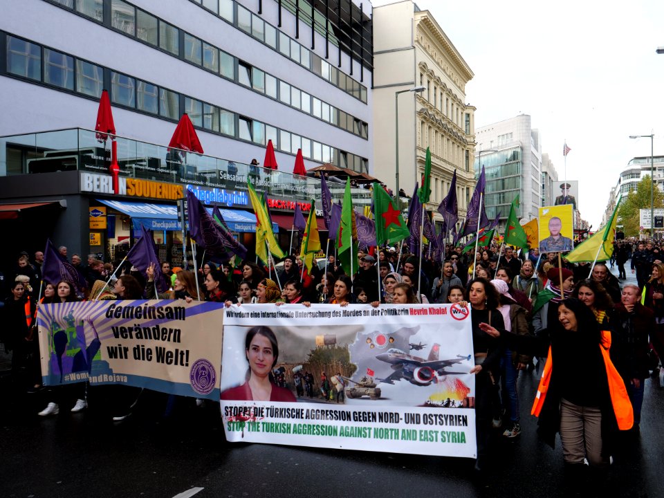 Rojava solidarity demonstration Berlin 2019-11-02 63