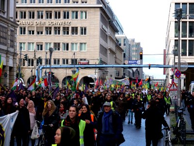 Rojava solidarity demonstration Berlin 2019-11-02 56