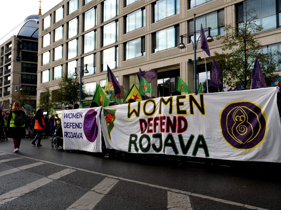 Rojava solidarity demonstration Berlin 2019-11-02 32