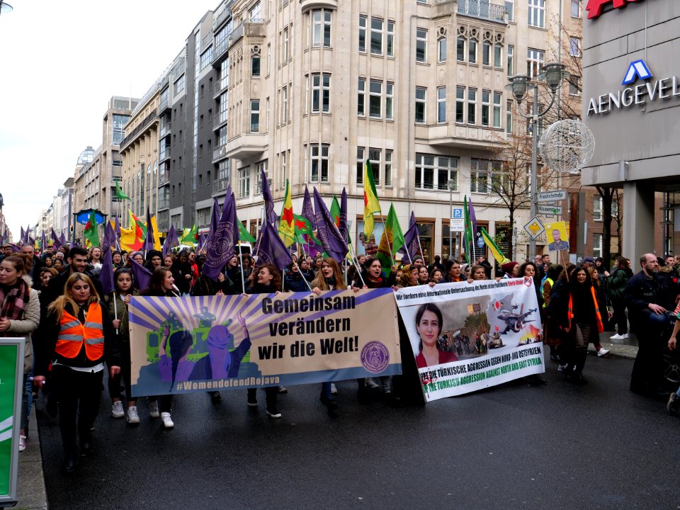 Rojava solidarity demonstration Berlin 2019-11-02 61