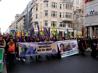 Rojava solidarity demonstration Berlin 2019-11-02 61