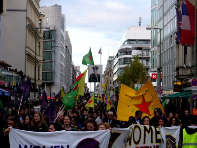 Rojava solidarity demonstration Berlin 2019-11-02 64