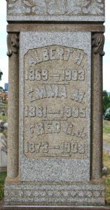 Rohrkaste monument, St. Paul’s Cemetery, Mount Oliver, 2020-08-21, inscription 03