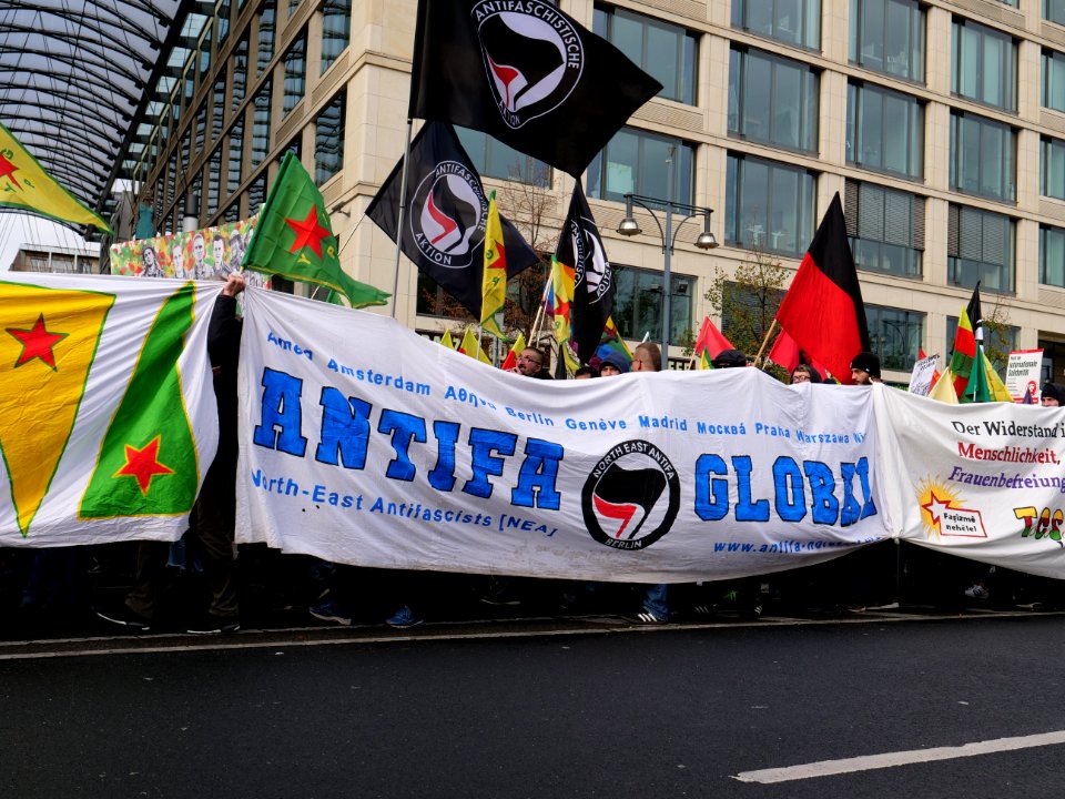 Rojava solidarity demonstration Berlin 2019-11-02 38