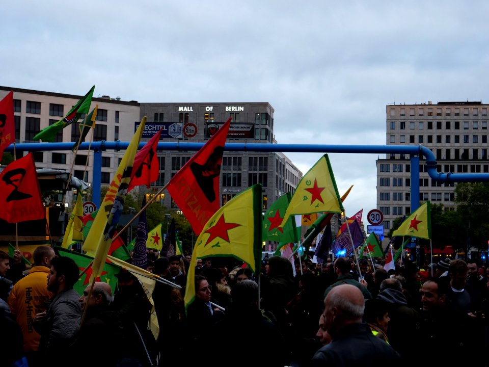 Rojava solidarity demonstration Berlin 2019-11-02 130
