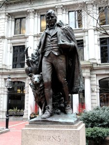 Robert Burns by Henry Hudson Kitson - Boston, MA - DSC05831