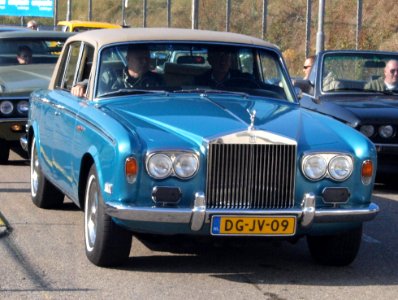 Rolls Royce SILVER SHADOW dutch licence registration DG-JV-09 pic2