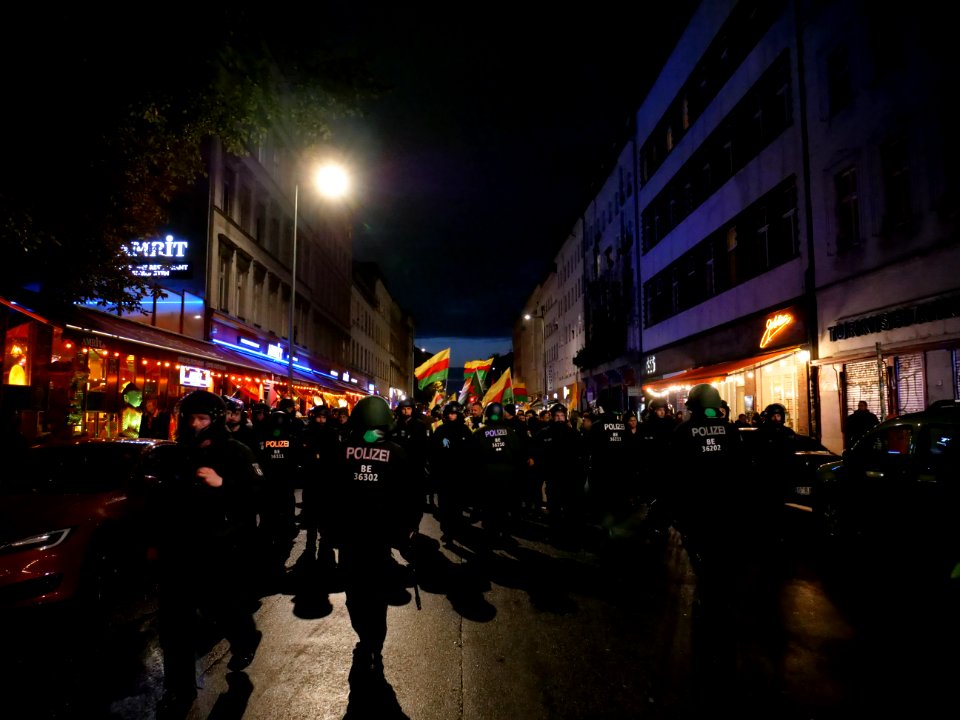 Rojava solidarity demonstration Berlin 2019-10-10 29