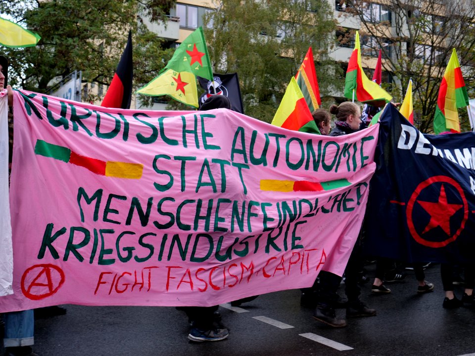 Rojava solidarity demonstration Berlin 2019-11-02 85