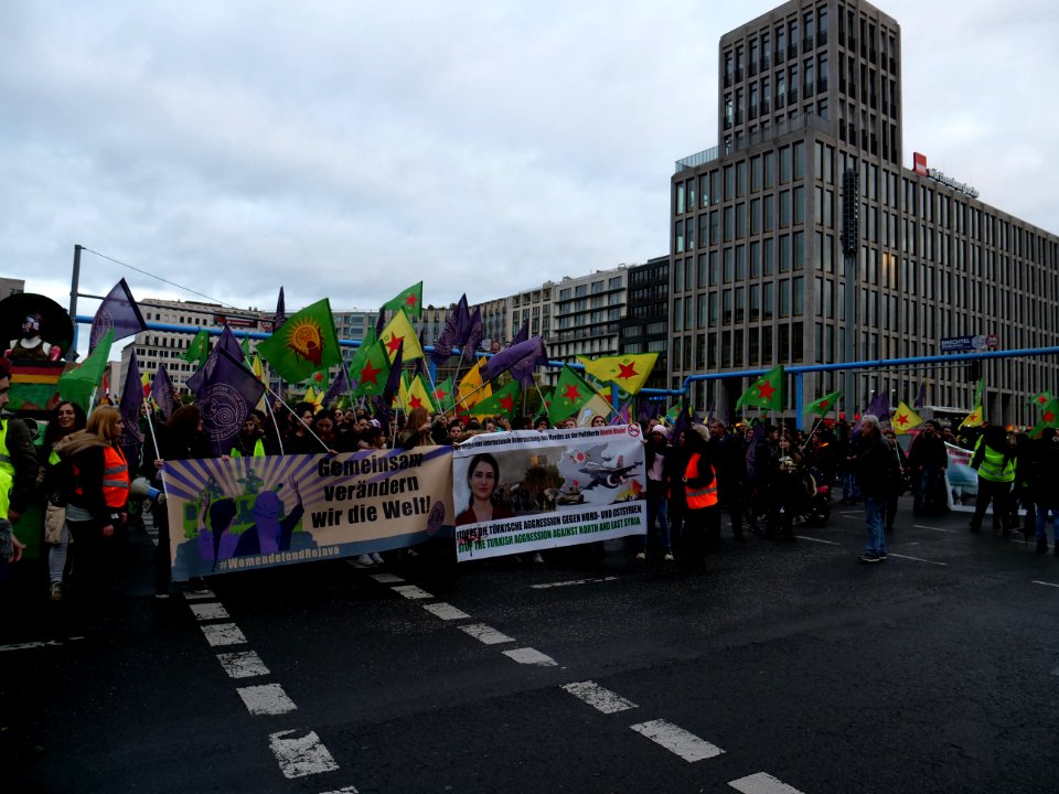 Rojava solidarity demonstration Berlin 2019-11-02 124