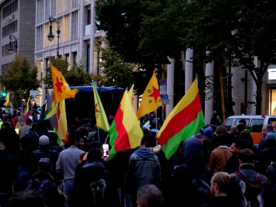 Rojava solidarity demonstration Berlin 2019-10-08 28