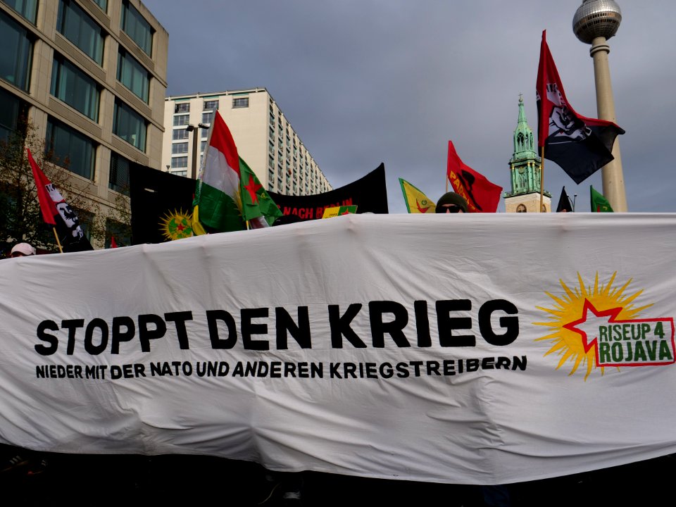 Rojava solidarity demonstration Berlin 2019-11-02 35