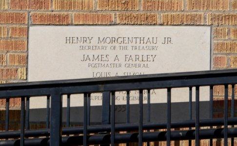 Rocky Ford, Colorado post office cornerstone photo