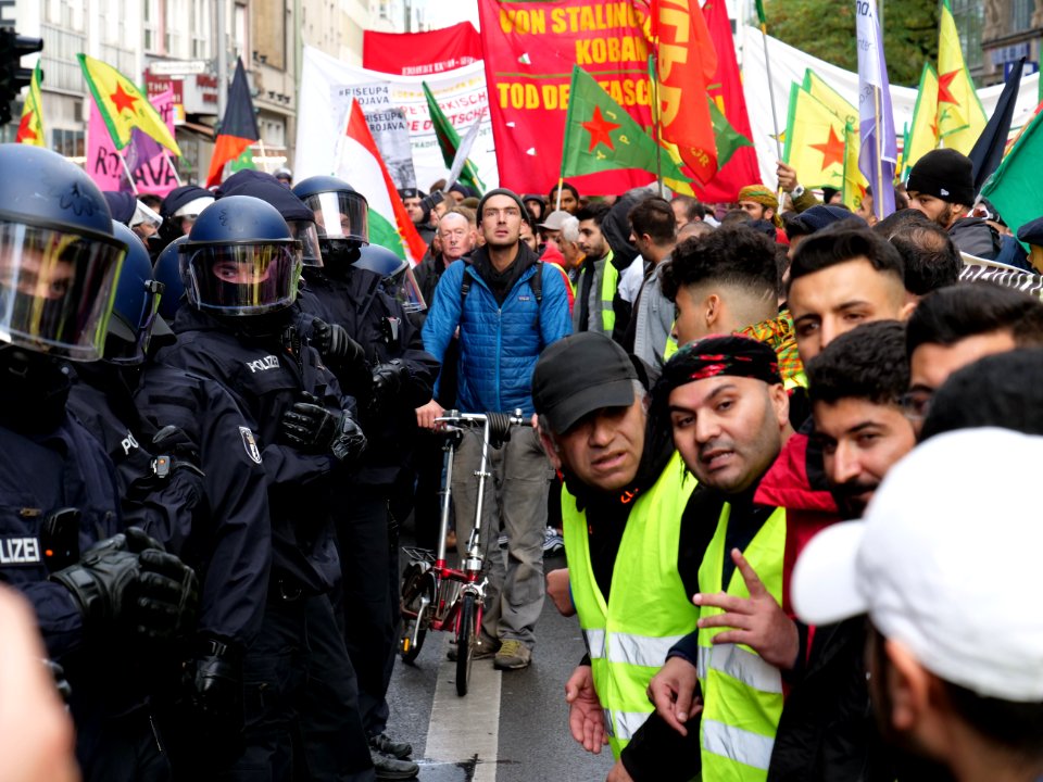 Rojava solidarity demonstration Berlin 2019-11-02 73