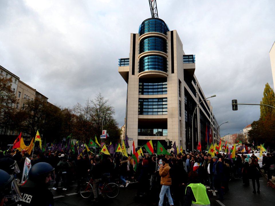 Rojava solidarity demonstration Berlin 2019-11-02 99