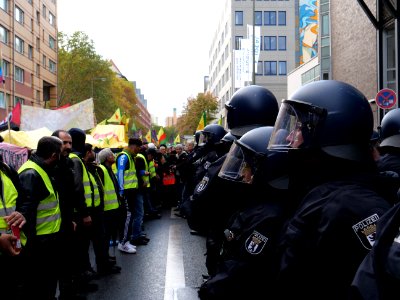 Rojava solidarity demonstration Berlin 2019-11-02 76