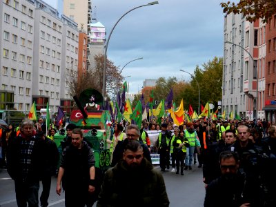Rojava solidarity demonstration Berlin 2019-11-02 87