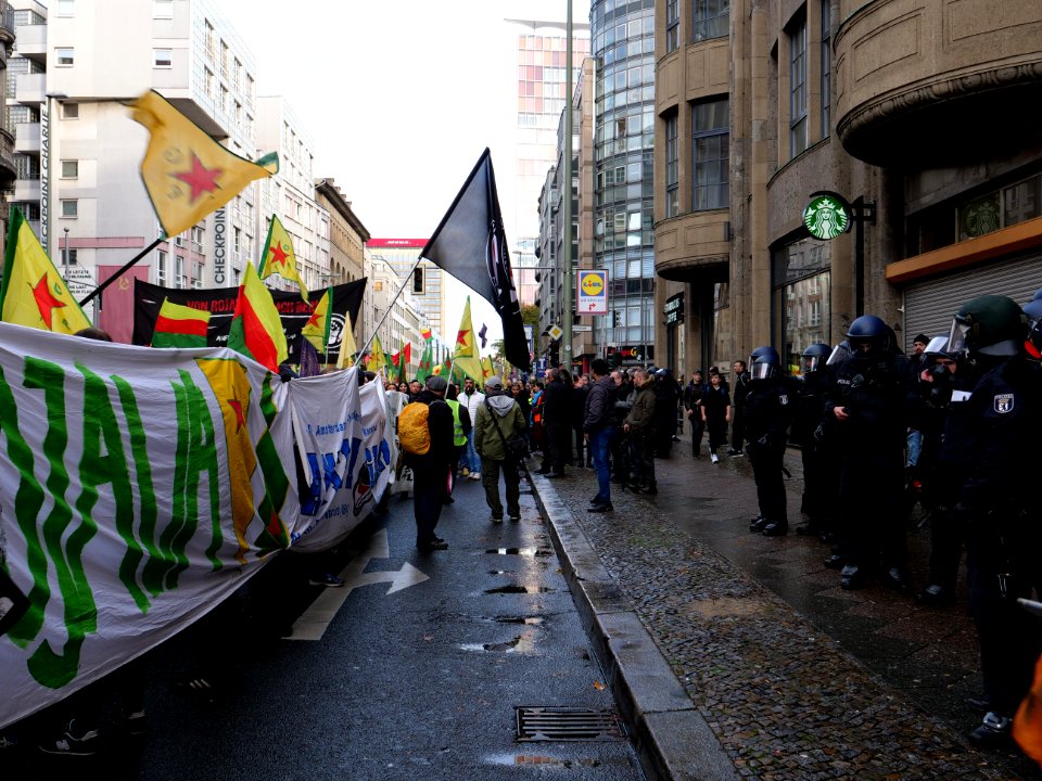 Rojava solidarity demonstration Berlin 2019-11-02 67
