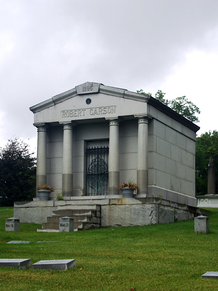 Robert Carson mausoleum, Union Dale Cemetery, 2020-09-09, 02