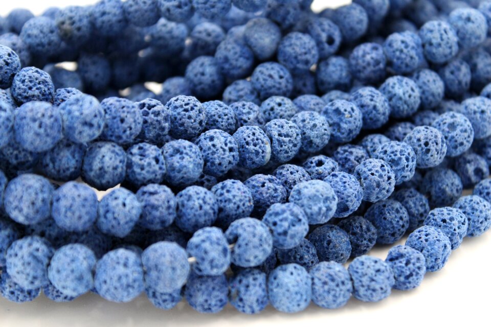 Beads jewelry making blue jewelry