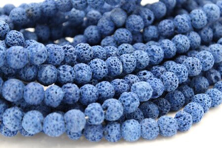 Beads jewelry making blue jewelry photo