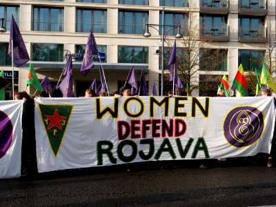 Rojava solidarity demonstration Berlin 2019-11-02 39