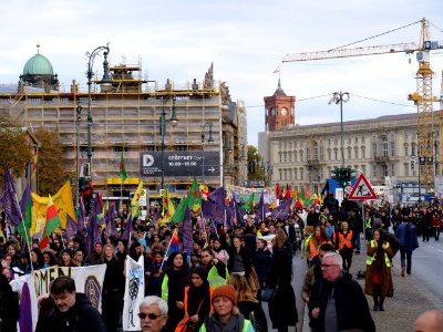 Rojava solidarity demonstration Berlin 2019-11-02 50