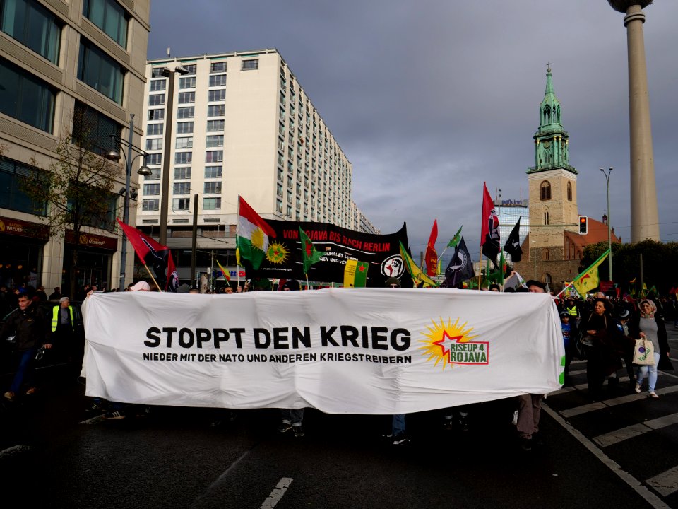 Rojava solidarity demonstration Berlin 2019-11-02 34