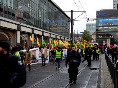 Rojava solidarity demonstration Berlin 2019-10-08 05
