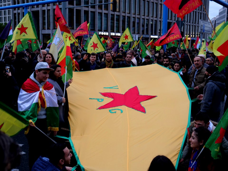 Rojava solidarity demonstration Berlin 2019-11-02 128