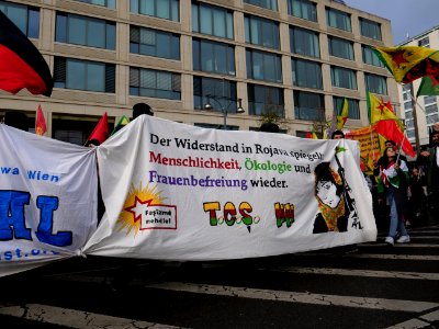 Rojava solidarity demonstration Berlin 2019-11-02 36