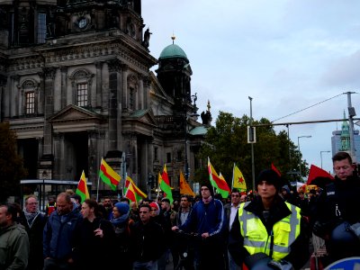 Rojava solidarity demonstration Berlin 2019-10-08 19