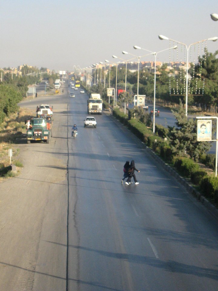 Road 44 East of Iran - through city of Nishapur - Morning 23