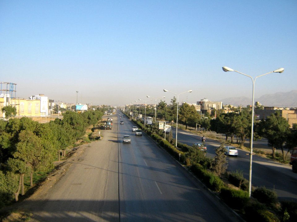 Road 44 East of Iran - through city of Nishapur - Morning 16