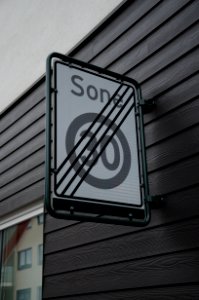 Road sign speed 30 end (Norway)