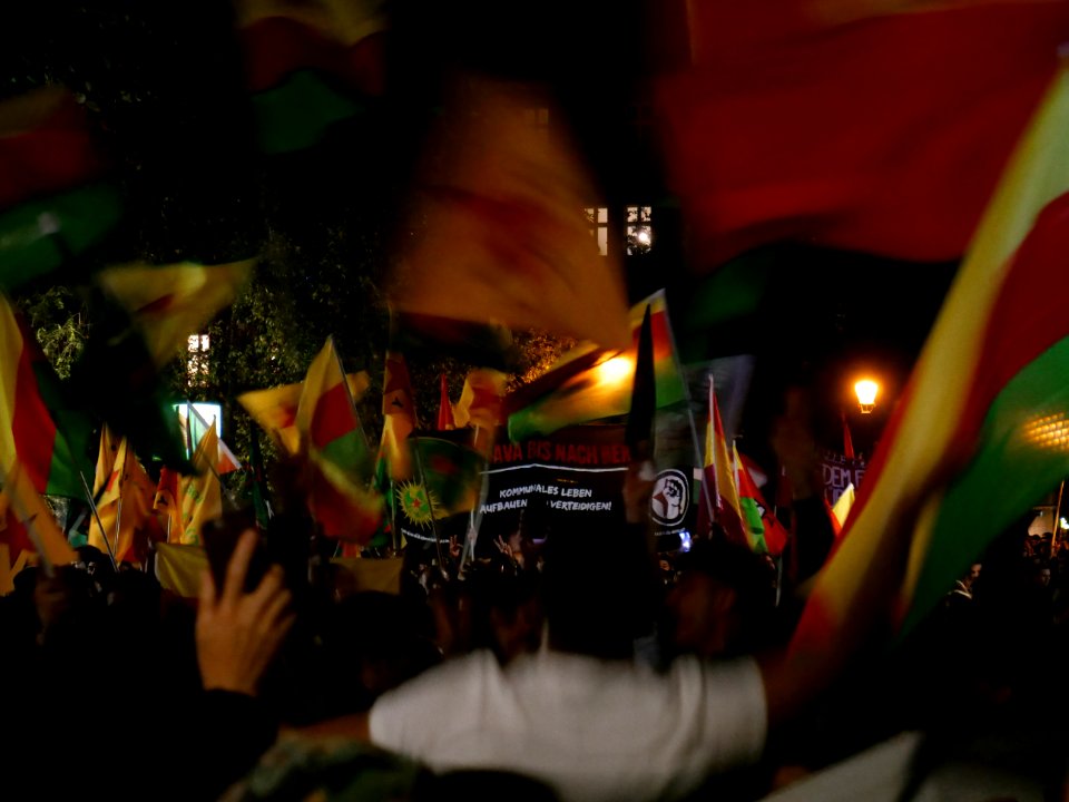 Rojava solidarity demonstration Berlin 2019-10-10 33
