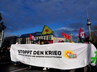 Rojava solidarity demonstration Berlin 2019-11-02 44