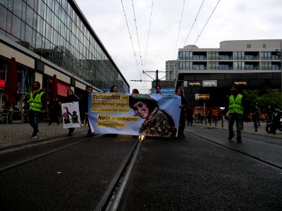 Rojava solidarity demonstration Berlin 2019-10-08 02