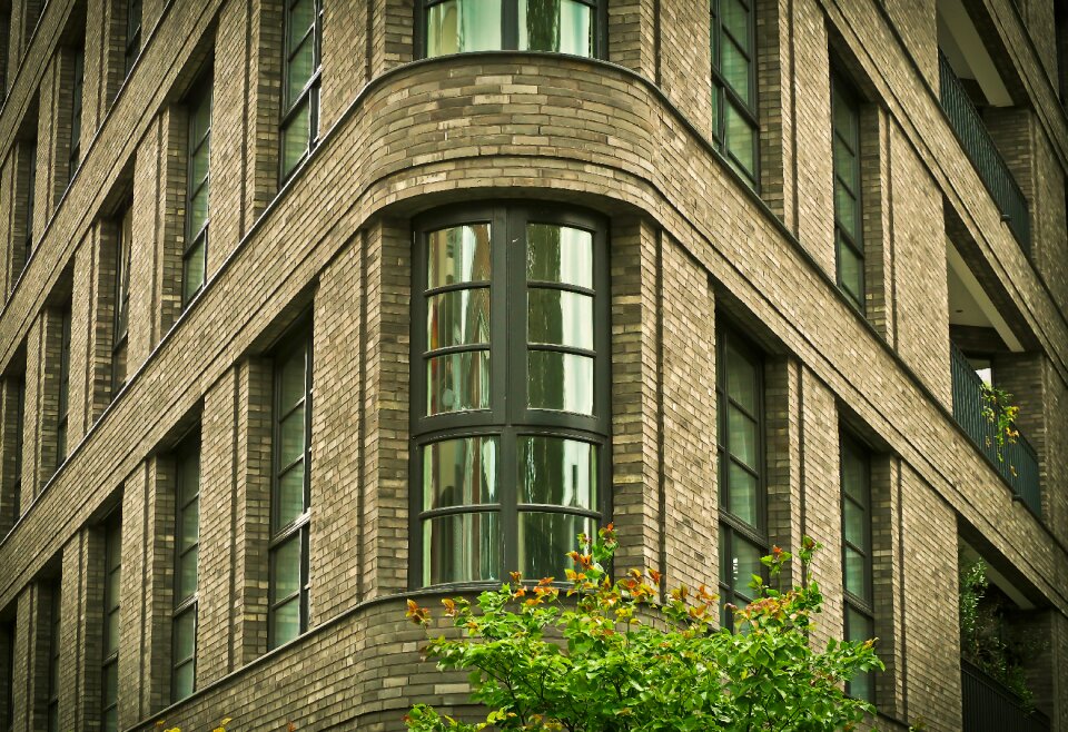 Skyscraper facade house