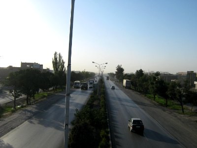 Road 44 East of Iran - through city of Nishapur - Morning 34