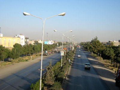 Road 44 East of Iran - through city of Nishapur - Morning 41