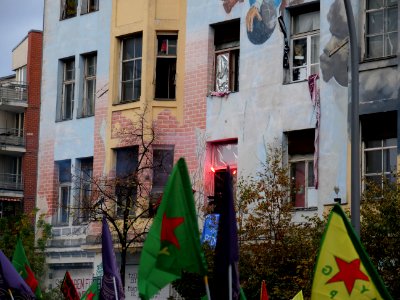 Rojava solidarity demonstration Berlin 2019-11-02 88