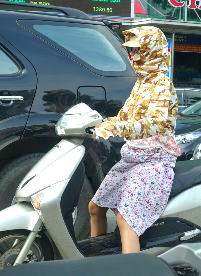 Robbit - woman on scooter in Hanoi, Vietnam - DSC05759